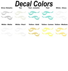 High-Quality Vinyl Pinstripe / Scroll Decal -Many Colors & Sizes- Free Shipping!