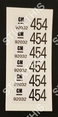 Suit Holden HSV Wire Harness Label – VL Main Body 92032454