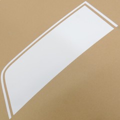 OEM Stripe Kit 2015 Special Edition Arctic White Front Bumper & V8 Hood Stripes