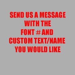 Custom Text GRAFFITI Lettering Sticker Decal Personalized Window Business