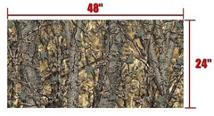 CAMOUFLAGE VINYL DECAL 48″ x 24″ 3M GLOSS TRUCK CAMO TREE PRINT PICKUP CAMO