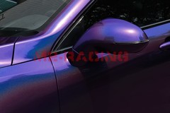 Laser Flip Gloss Purple Metallic Glossy Rainbow Holographic Vinyl Wrap Sticker