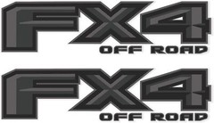 FX4 Off Road Decal Replacement Sticker F150 Bedside F Truck Super Metallic