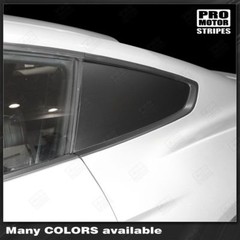 Ford Mustang 2015-2023 Side Rear Window Blackout Decals (Choose Color)