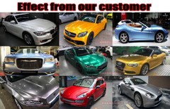 Super Glossy Glitter Pearl Metal Mirror Chrome Vinyl Wrap Car Paint Sticker – CF