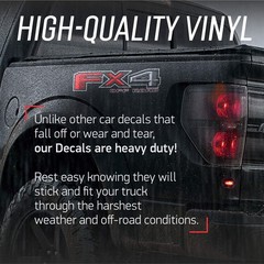 GOLD HOOK FX4 Off Road Decals Compatible with Ford 16.5″ x 4.3″, Original