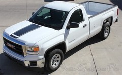 GMC “MIDWAY RALLY” Edition Center Hood Racing 2014-2018 Vinyl Graphics 3M Stripe