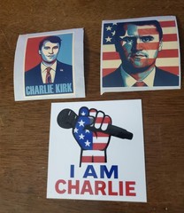 FREE SPEECH STICKERS (3) FREE SPEECH ZONE Made in USA 🇺🇸