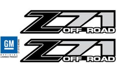2001 – 2006 Chevy Silverado Z71 Off Road decals stickers – FB – GM set FG9F7
