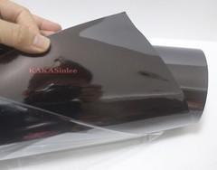 Super Soft Stretchable – Car Glossy Mirror Chrome Vinyl Wrap Sticker – Black CF