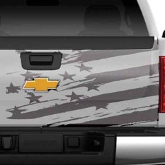 Distressed American Flag Tailgate Side Rear Pickup Truck Graphic Decal Vinyl Bed