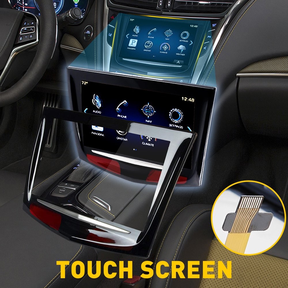 1/2Set TOUCH SCREEN for CADILLAC CTS V ATS SRX XTS CUE RADIO INFO DISPLAY 2018 –