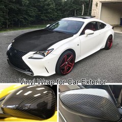 7D Premium Super Gloss Carbon Fiber Vinyl Film Wrap Bubble Free Air Release 1pcs