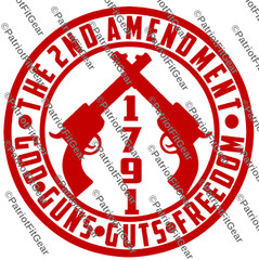 The 2nd Amendment,God Guns Freedom,Molon Labe,Gun Rights,2A,Custom Vinyl Decal