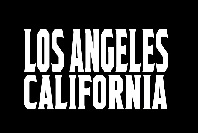 Los Angeles California Car Mac PC appl Vinyl Decal LA CA Cali 213 310 818 9X6 in