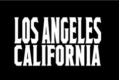 Los Angeles California Car Mac PC appl Vinyl Decal LA CA Cali 213 310 818 9X6 in