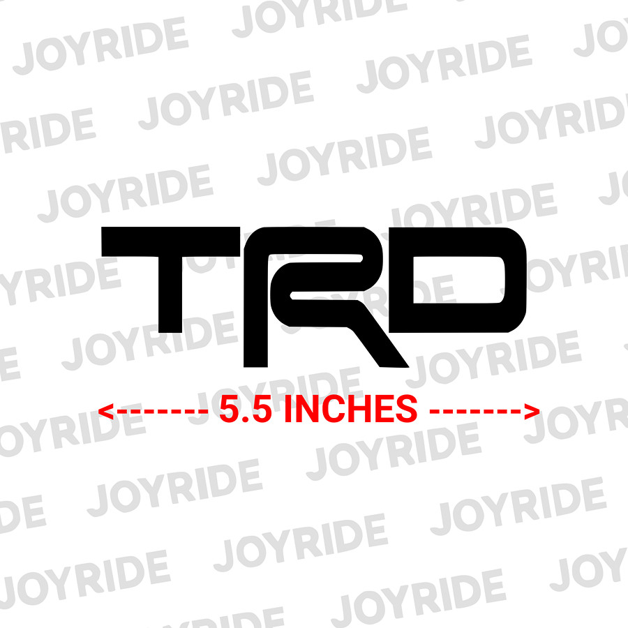 TRD Decal Vinyl Stickers for Toyota Cars Trucks Tacoma Tundra Gloss Black