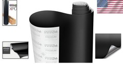 Transform Your Vehicle with Black Matte Wrap Vinyl – 2FTx5FT, Lightweight Design