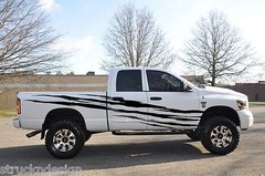 188″ x 32″ Side Splash Marks Rip Stripes Vinyl Decal Car Van Truck Vehicle Mud