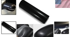 Revolutionary Bubble-Free Black Carbon Fiber Vinyl – 12″ x 60″ for Customization