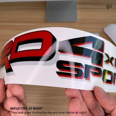 TRD 4×4 sport Decals Stickers Tacoma Tundra 2022 2023 REFLECTIVE Vinyl, Set of 2