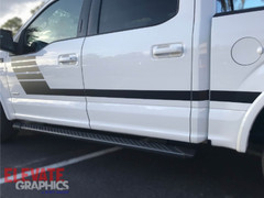 For Ford F150 Side Graphics Hockey Arrow Stripes Vinyl Decals Stickers 2009-2020