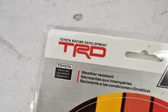 Chroma TRD Toyota Racing Dev Vinyl Decal Sticker Multicolor 25181 4 Pack