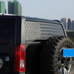 American USA Flag Decal Side Rear Window For Hummer H3 2006-2010 Vinyl Sticker