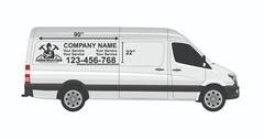 Custom Business Name Advertising Sign Vinyl Lettering Decal Sticker Sign