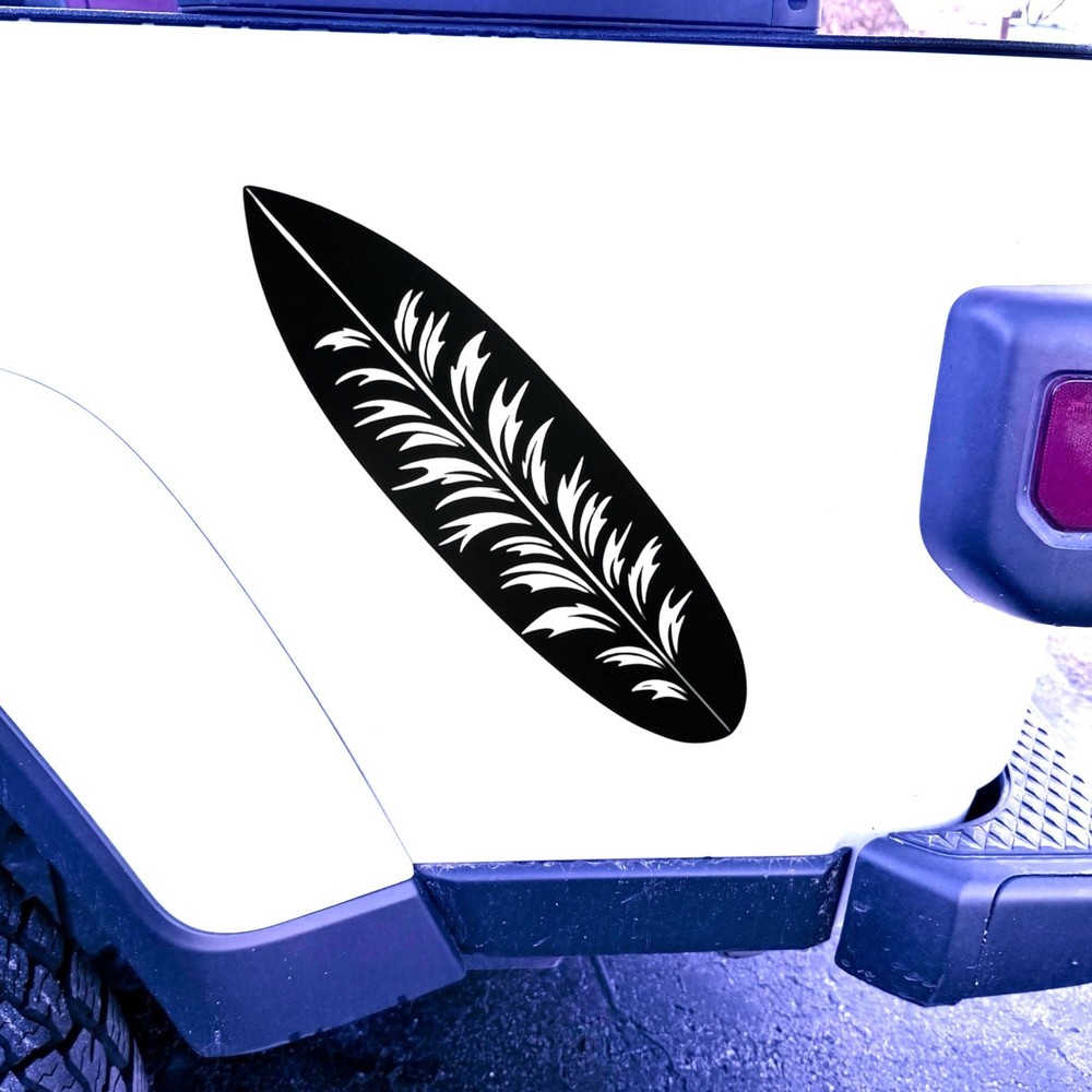 Surfboard Vinyl Decal for Vehicle Windows Laptops Any Smooth Surface design #12