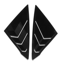 For Honda Civic Sedan 2022-2025 Pair Rear Window Louver Vent Shade Shutter Cover