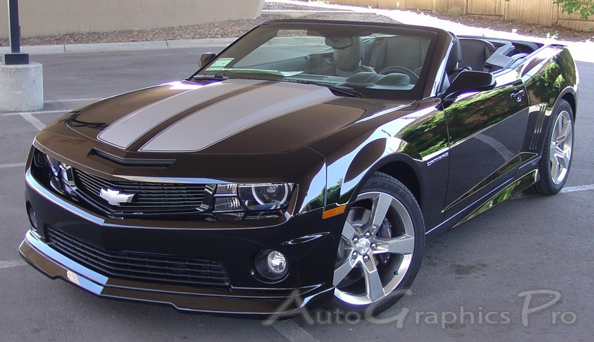 Racing Stripes Decal Graphic 3M Premium Vinyl for 2011-2013 Camaro Convertible