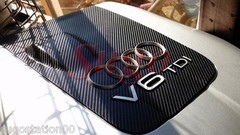 4D GLOSSY Carbon Fiber Vinyl Wrap DIY Sticker Decal Film 4ftx5ft Air Bubble Free
