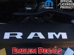 Ram 1500 5.7L V8 DT RAD SHROUD Decal Overlay Decal 2019 2020 2021 2022 2023 2024