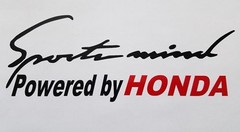 Sports mind Powered by decal hood or body decal. Car Aftermarket sticker. #dc1