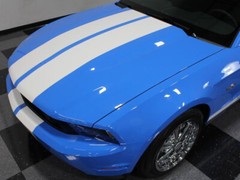 10″ PLAIN Rally Racing Stripe Graphics Stripes Set FIT 2005 – 2014 Mustang
