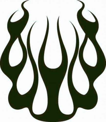 FLAME #17 DECAL VINYL GRAPHIC CAR TRUCK BLAZE SUV VAN SEMI CROSS OVER BLAZE