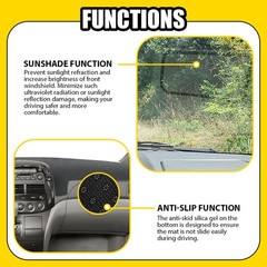 For 2004-2010 Toyota Sienna Gray Dash Mat Cover Dashboard Pad Interior 1-5X