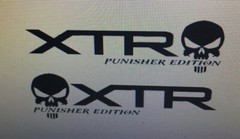 SET OF 2 PUNISHER DECALS YOUR CHOICE