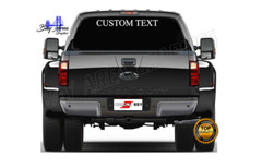 Custom Text Vinyl Window Decal Outdoor Fade-Resistant Waterproof 24″36″48″