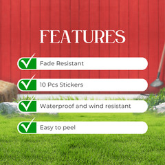 TRUMP VANCE 2024 Bumper Stickers Vinyl – Water- resistant