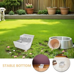 2 Count Small Animal Food Dispenser Bowl Bunny Accessories for Rabbits