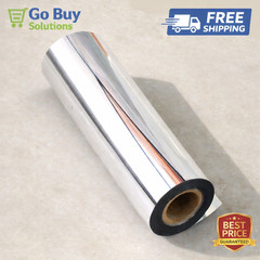 12”X78”Chrome Mirror Silver Vinyl Wrap Sticker Decal Film Sheet,Self-Adhesive