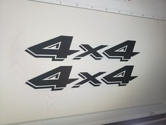 Pair 4×4 decals fits Dodge Dakota & Other Models TOP QUALITY