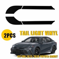 For 2025-2026 Toyota Camry Rear Tail Light Inner Overlay Tint Decals Vinyl Black