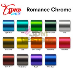 ESSMO PET Romance Chrome Teal Auto Car Vehicle Vinyl Wrap Decal Sticker Paint