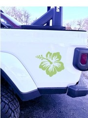 Hibiscus single flower Vinyl Decal-Sticker for Jeep Car Truck Bumper Wall Window
