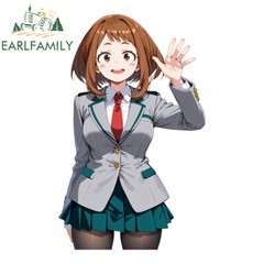 EARLFAMILY 5.1″ Uraraka Ochako Personal Anime Car Stickers Vinyl Trunk Decals