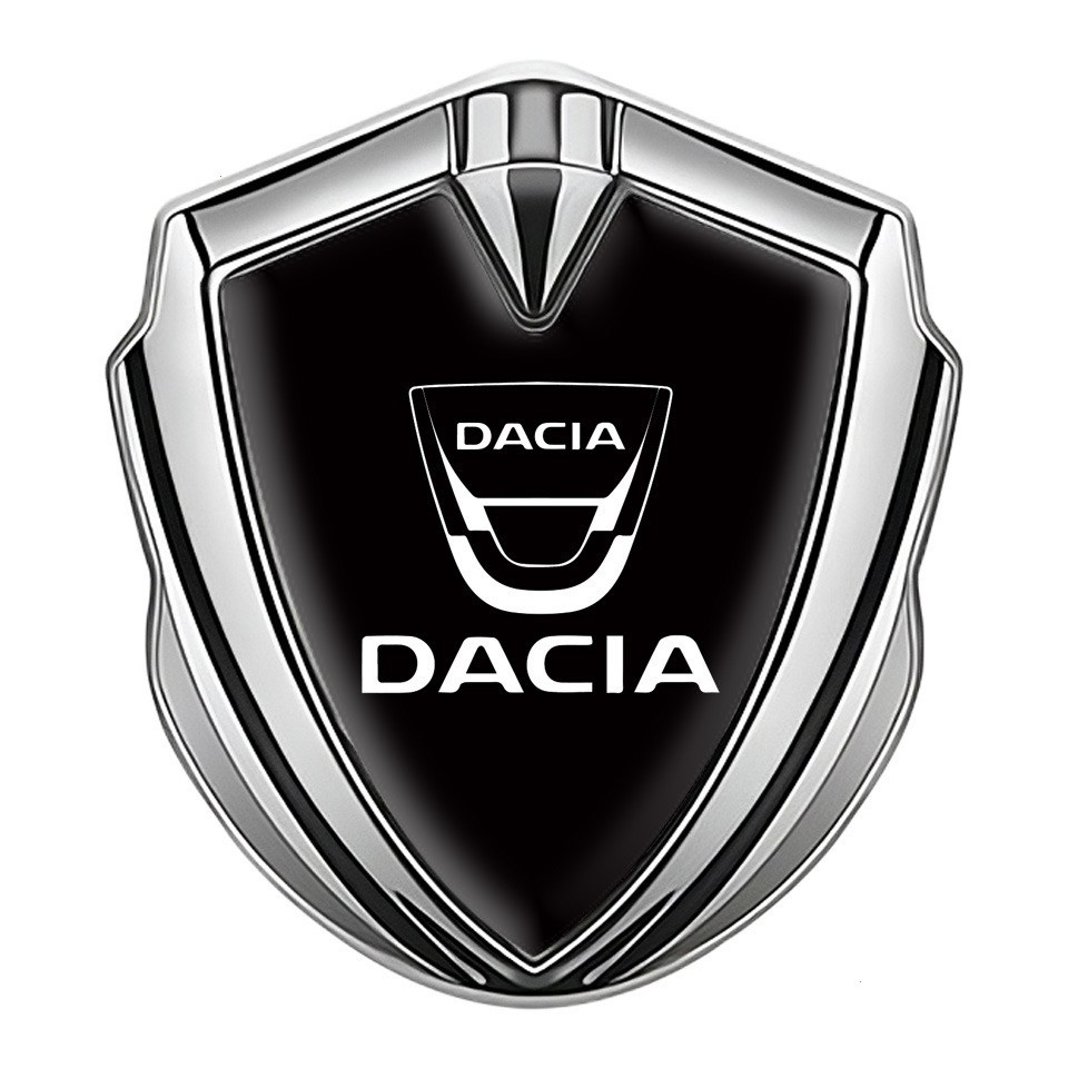 3D print Dacia logo metal emblem with silicone car tuning, 60mm/65mm