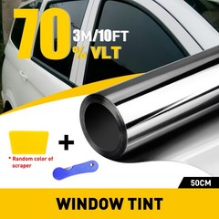 10FT Window Film Tint 70% Sun Protection Uncut All Sides & Rear for Chevr N